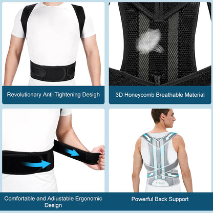 Posture Corrector Belt – Back Pain Relief for Men & Women