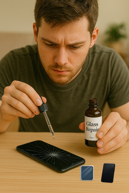 GlassFix Premium Serum – Advanced Windshield Crack Repair Kit (Buy 1 & Get 1 Free)